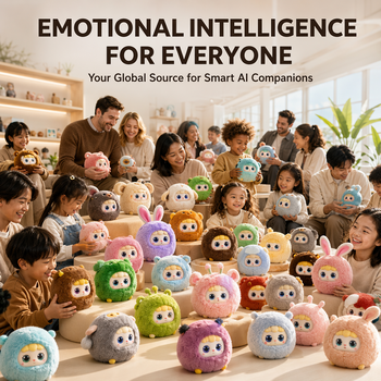 Emotional companion robot with screen-free AI voice interaction